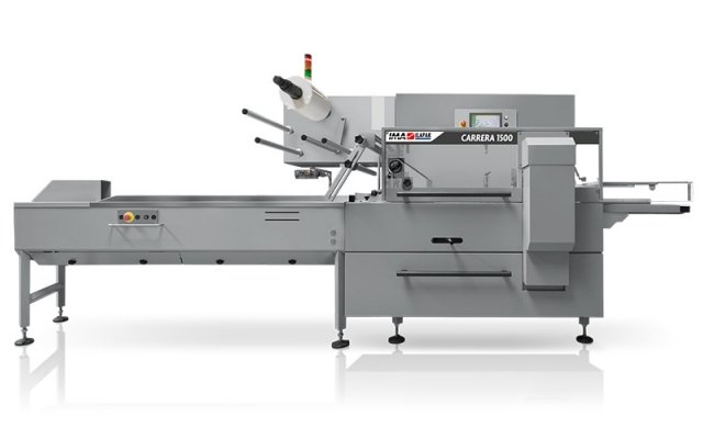 Ima Ilapak Carrera 1500 horizontal flow wrap packaging machine form fill and seal with rotatable jaws