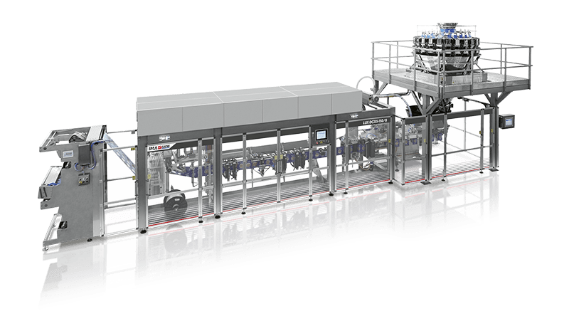 Ima Ilapack stand up pouching machine LUX DC 235-150/8 for doypack and stand up pouch for solid food